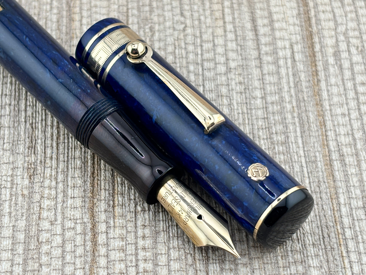 Wahl-Eversharp Gold Seal Decoband  Blue Lapis - Fountain Pen