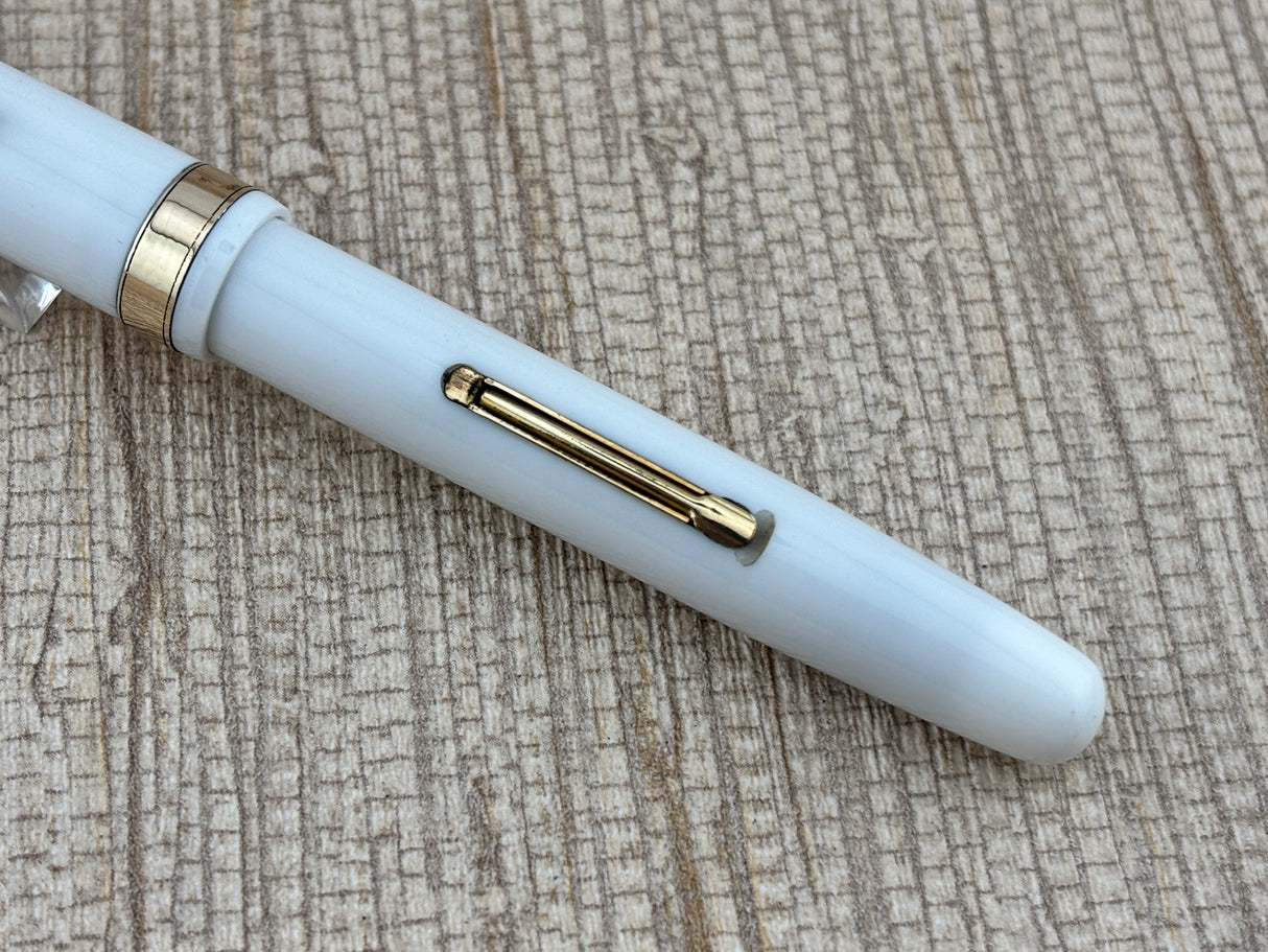 Waterman Hundred Year " Doctor Pen " White Lucite  - Fountain Pen