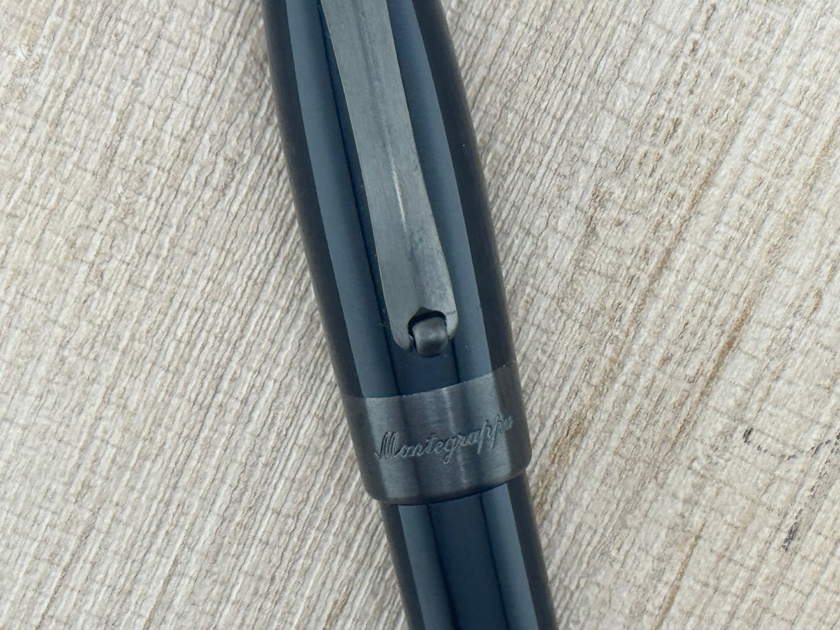 Montegrappa Fortuna Black Gun Metal Trim - Mechanical Pencil