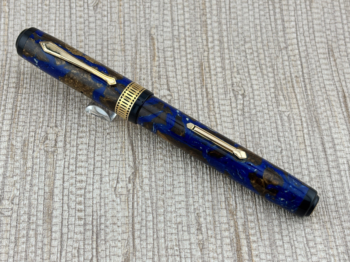 Waterman Patrician Blue Turquoise Rare In This Condition! - Fountain Pen