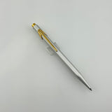 Caran d'Ache 849 Silver Satin and Gold - Ballpoint