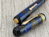 Waterman Patrician Blue Turquoise Rare In This Condition! - Fountain Pen