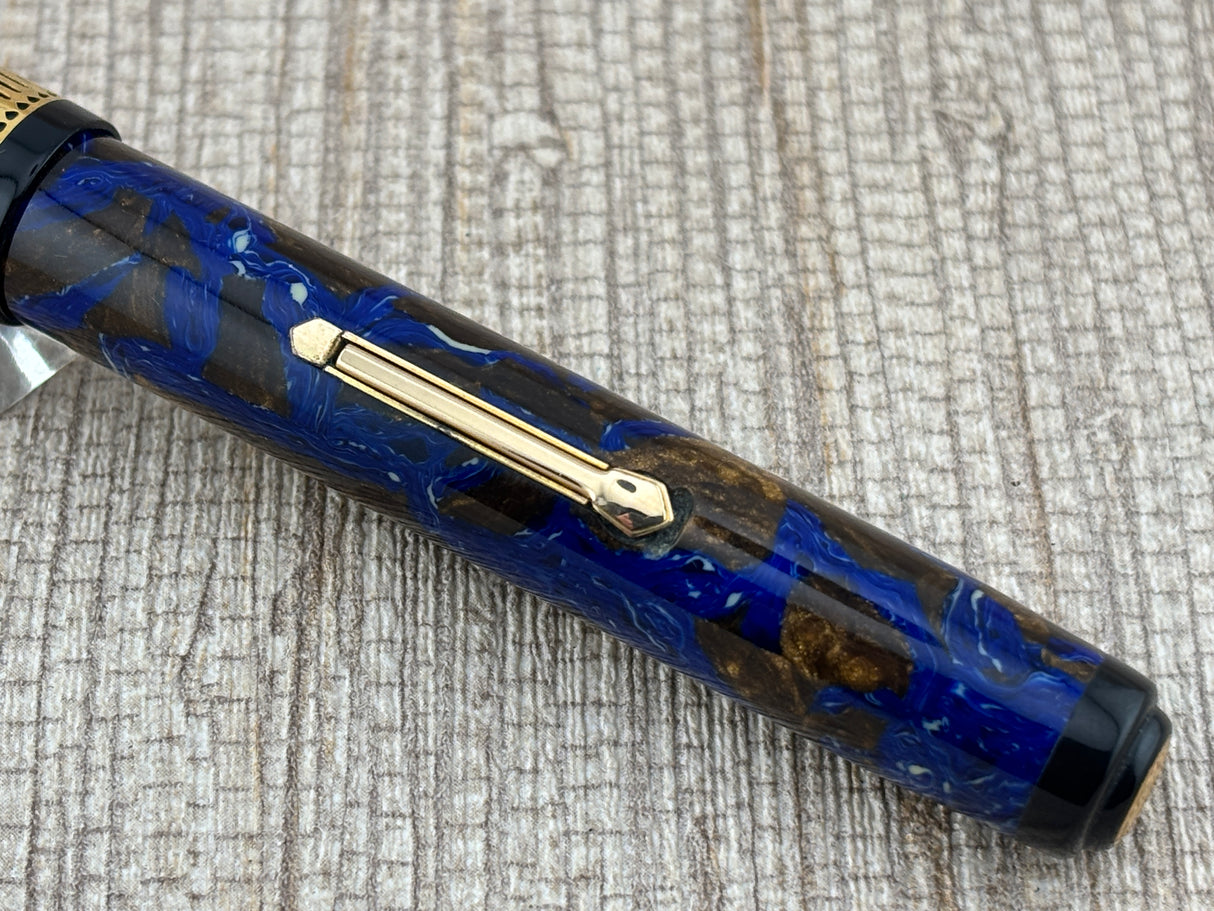 Waterman Patrician Blue Turquoise Rare In This Condition! - Fountain Pen