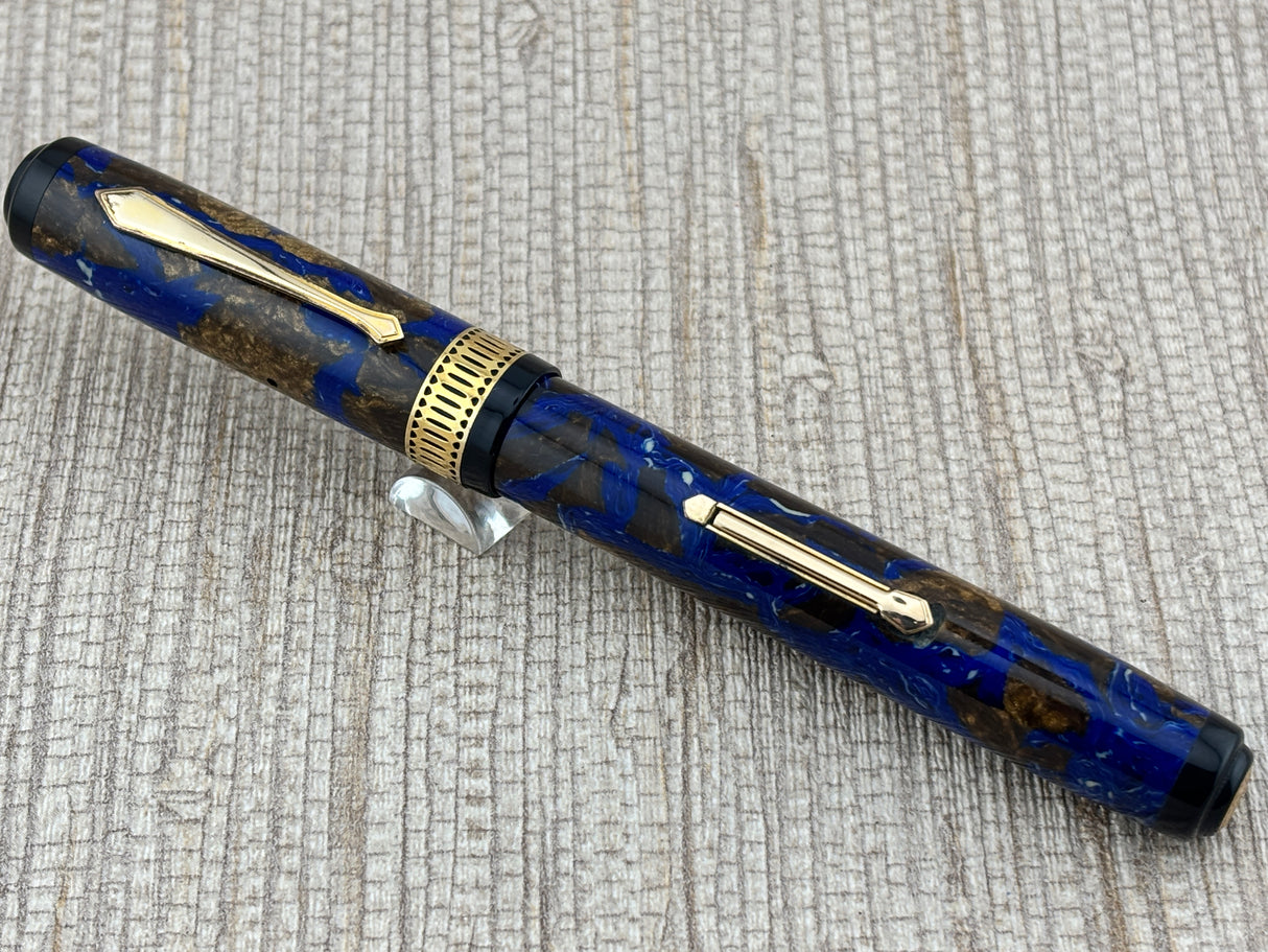Waterman Patrician Blue Turquoise Rare In This Condition! - Fountain Pen