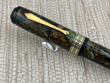 Waterman Patrician Moss Agate Rare In This Condition! - Fountain Pen