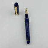 Platinum #3776 Century Blue  Gold trim 14K gold nib - Fountain Pen