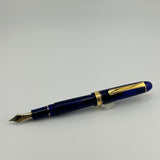 Platinum #3776 Century Blue  Gold trim 14K gold nib - Fountain Pen