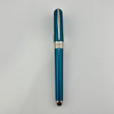 Pineider Avatar UR Marble in Ultraresin - Neptune Blue - Roller Ball