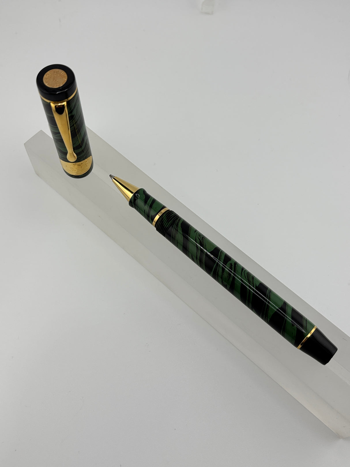 Bexley Deluxe Green Ebonite 5th anniversary 1993 - 1998 Roller Ball