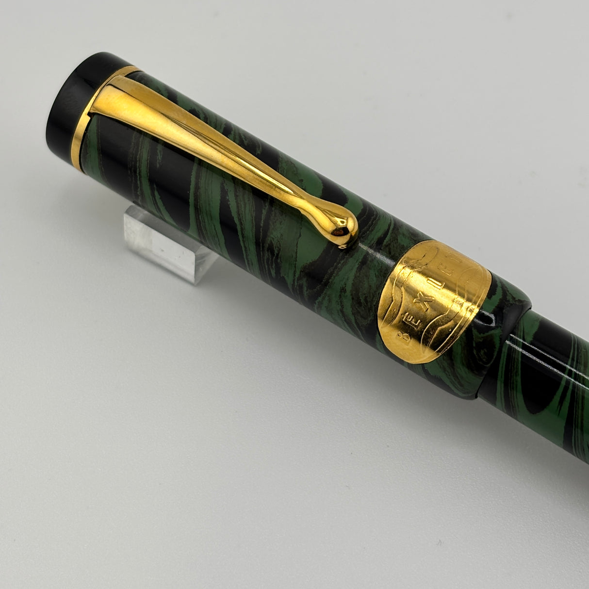 Bexley Deluxe Green Ebonite 5th anniversary 1993 - 1998 Roller Ball
