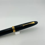 Omas Ogiva Traveller  Black Vegetal Resin Fluted  - Fountain pen