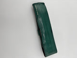 Fahrneys leather Green pen pouch