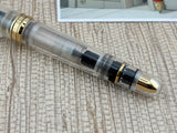 Aurora 88 Anniversario Clear Demonstrator Limited Edition #102/188 Fountain Pen - Extra Fine 18kt Gold Nib