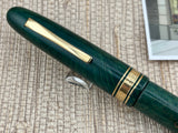 Omas AM 87 Briarwood Green Mint Fountain Pen - Medium 18kt Gold Nib