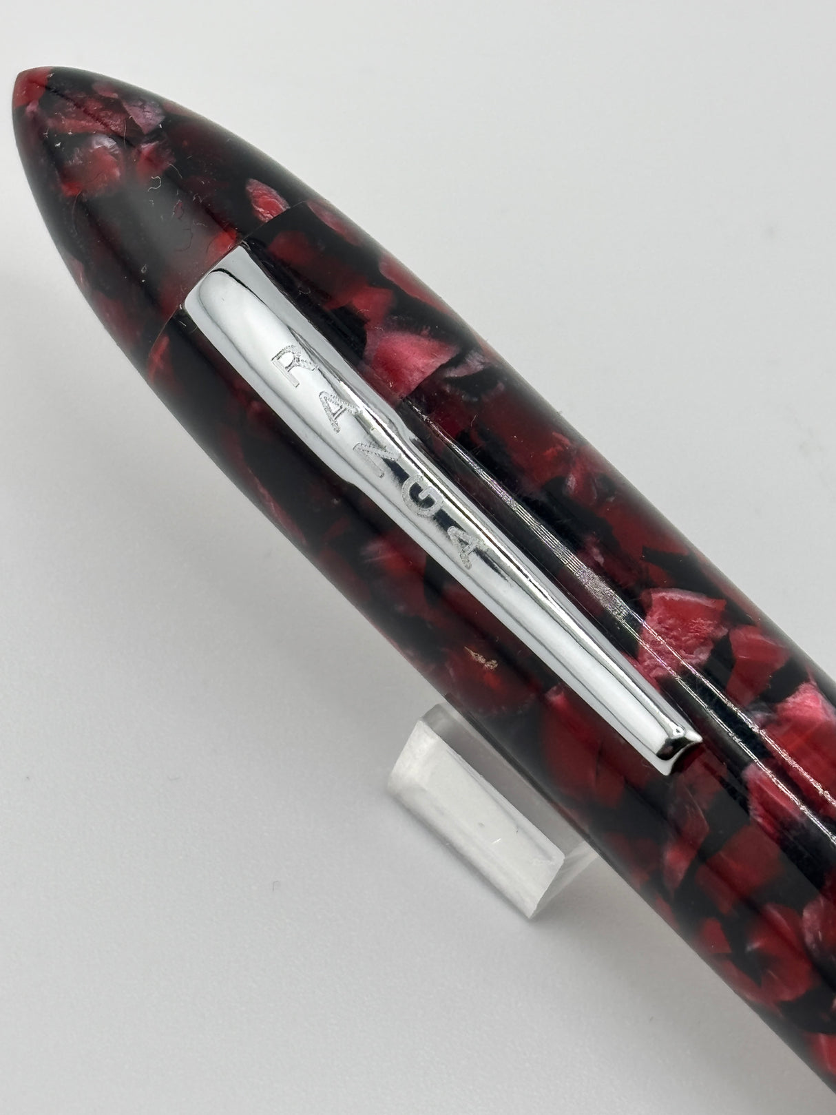 Ranga Pen India Torpedo shaped Red Mozaic - Fountain Pen