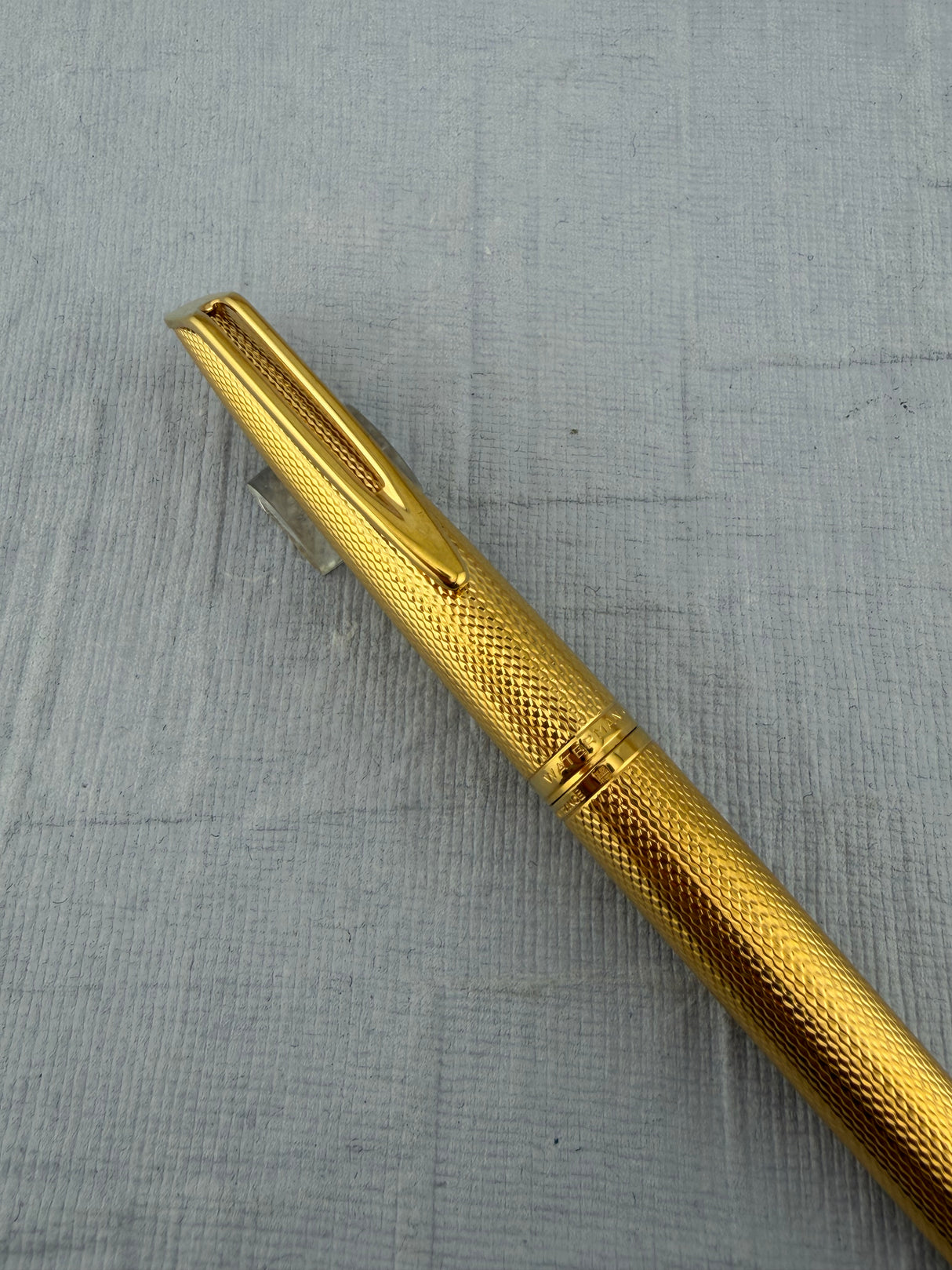 Waterman CF Gold Plated 18k Barleycorn Made in France 18k Gold Nib - Fountain Pen