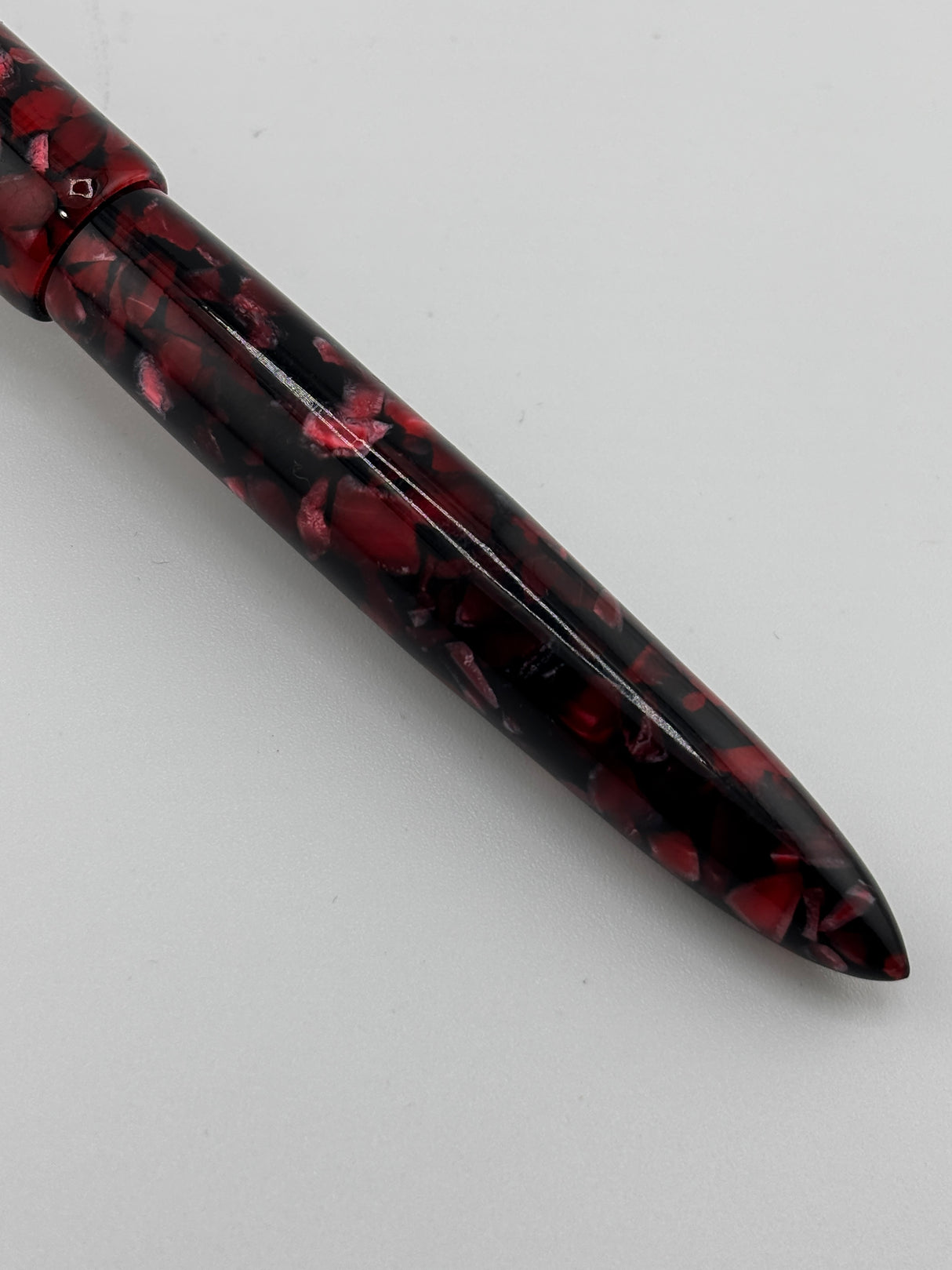 Ranga Pen India Torpedo shaped Red Mozaic - Fountain Pen