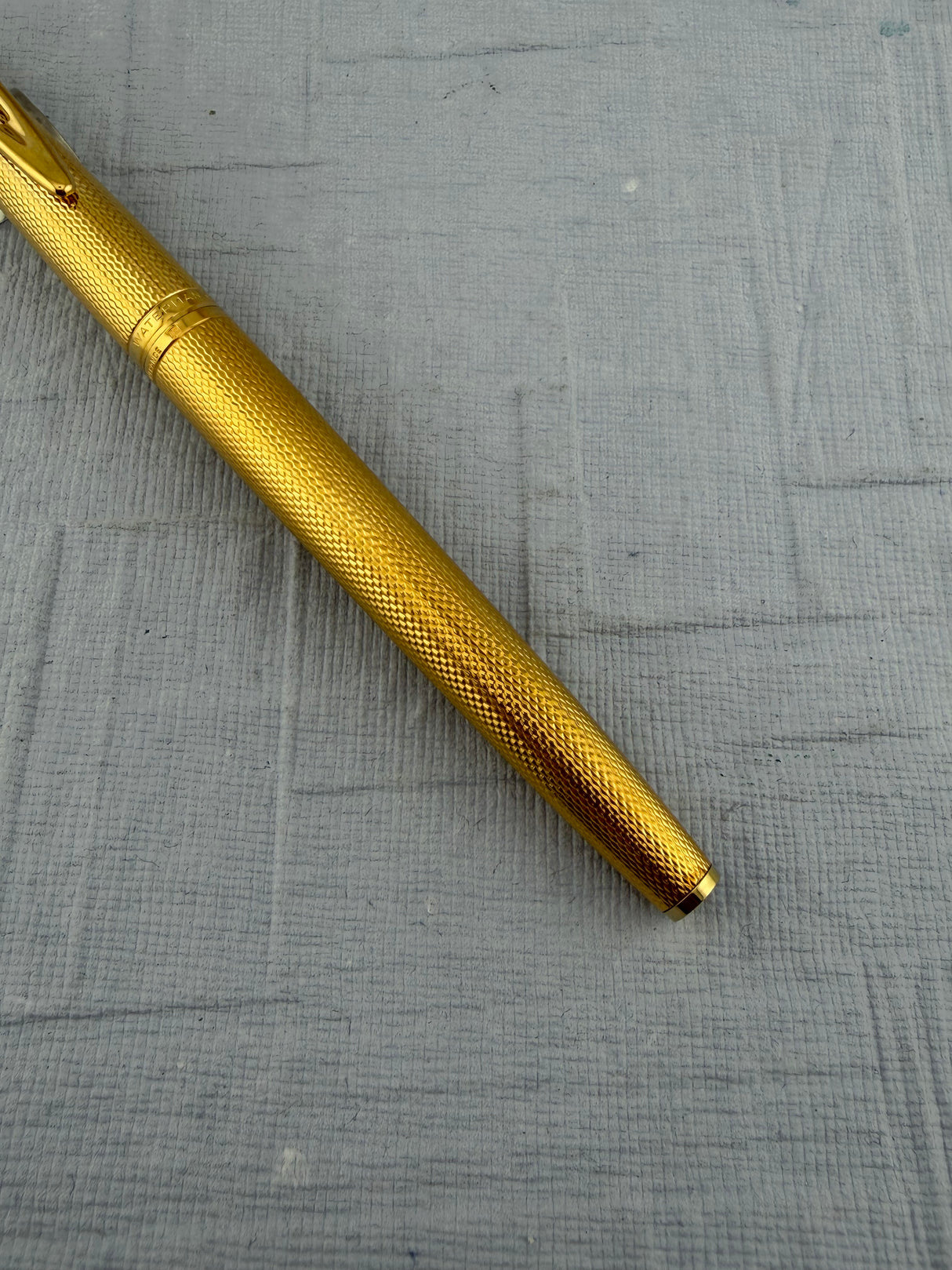 Waterman CF Gold Plated 18k Barleycorn Made in France 18k Gold Nib - Fountain Pen