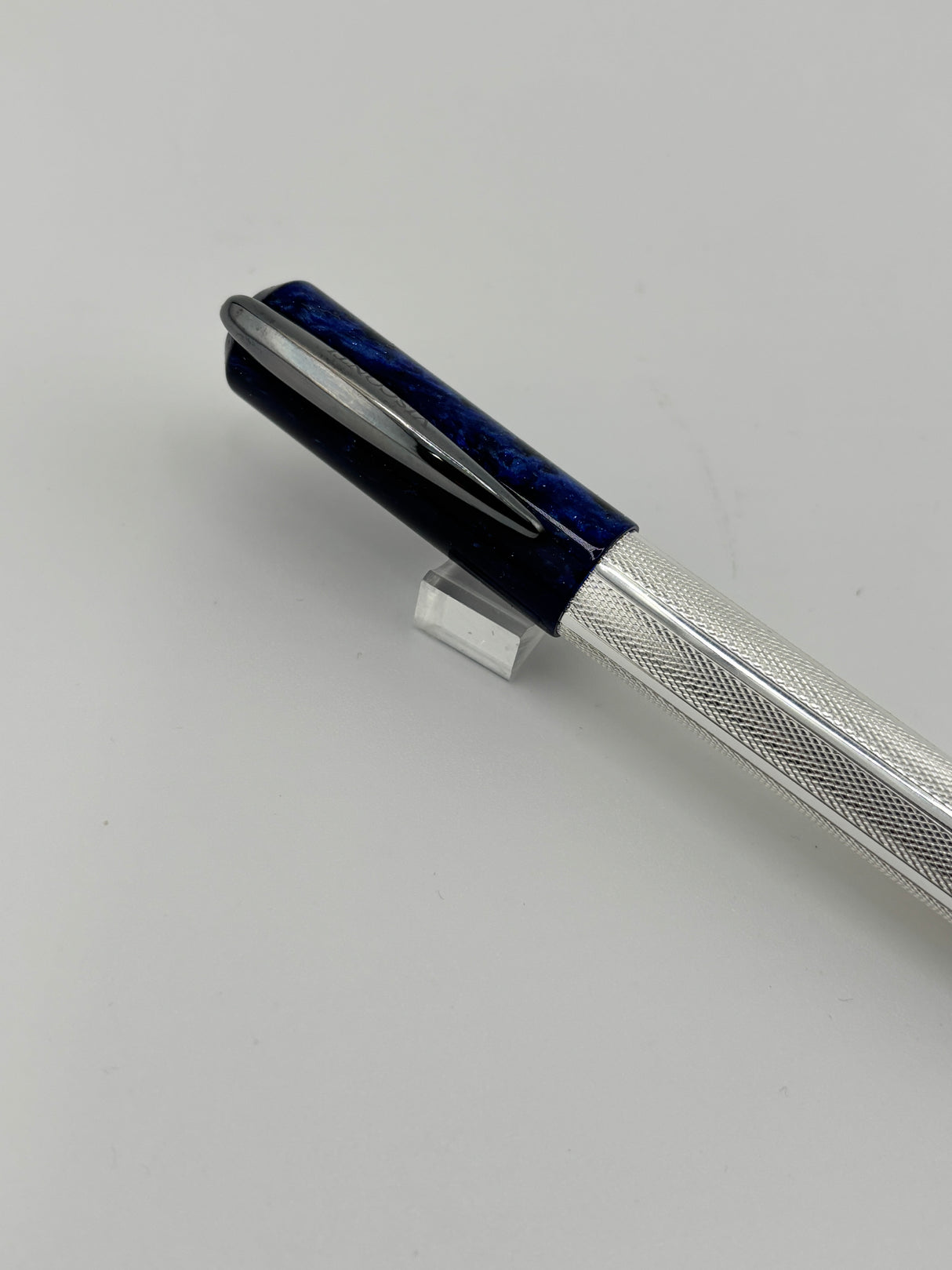 Visconti Rinascimento Silver & Blue Dust  - Fountain Pen