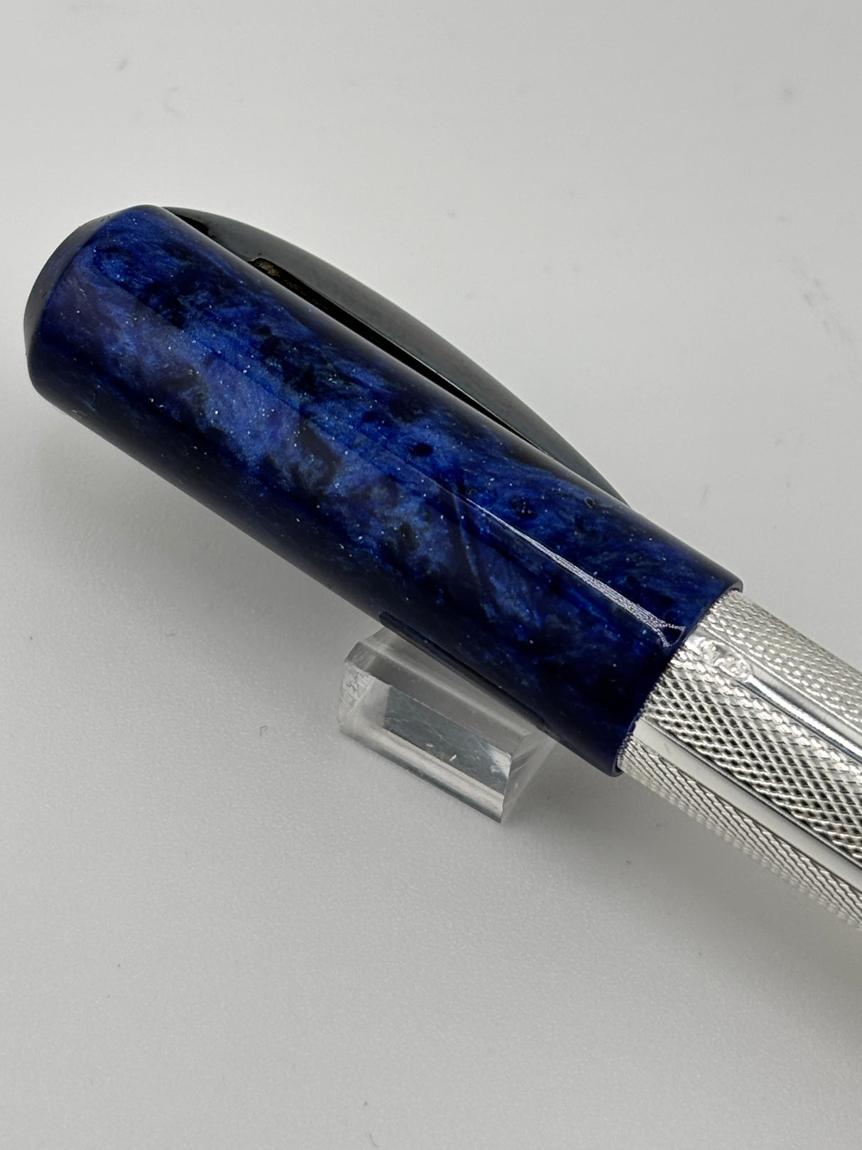 Visconti Rinascimento Silver & Blue Dust  - Fountain Pen
