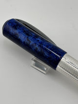Visconti Rinascimento Silver & Blue Dust  - Fountain Pen
