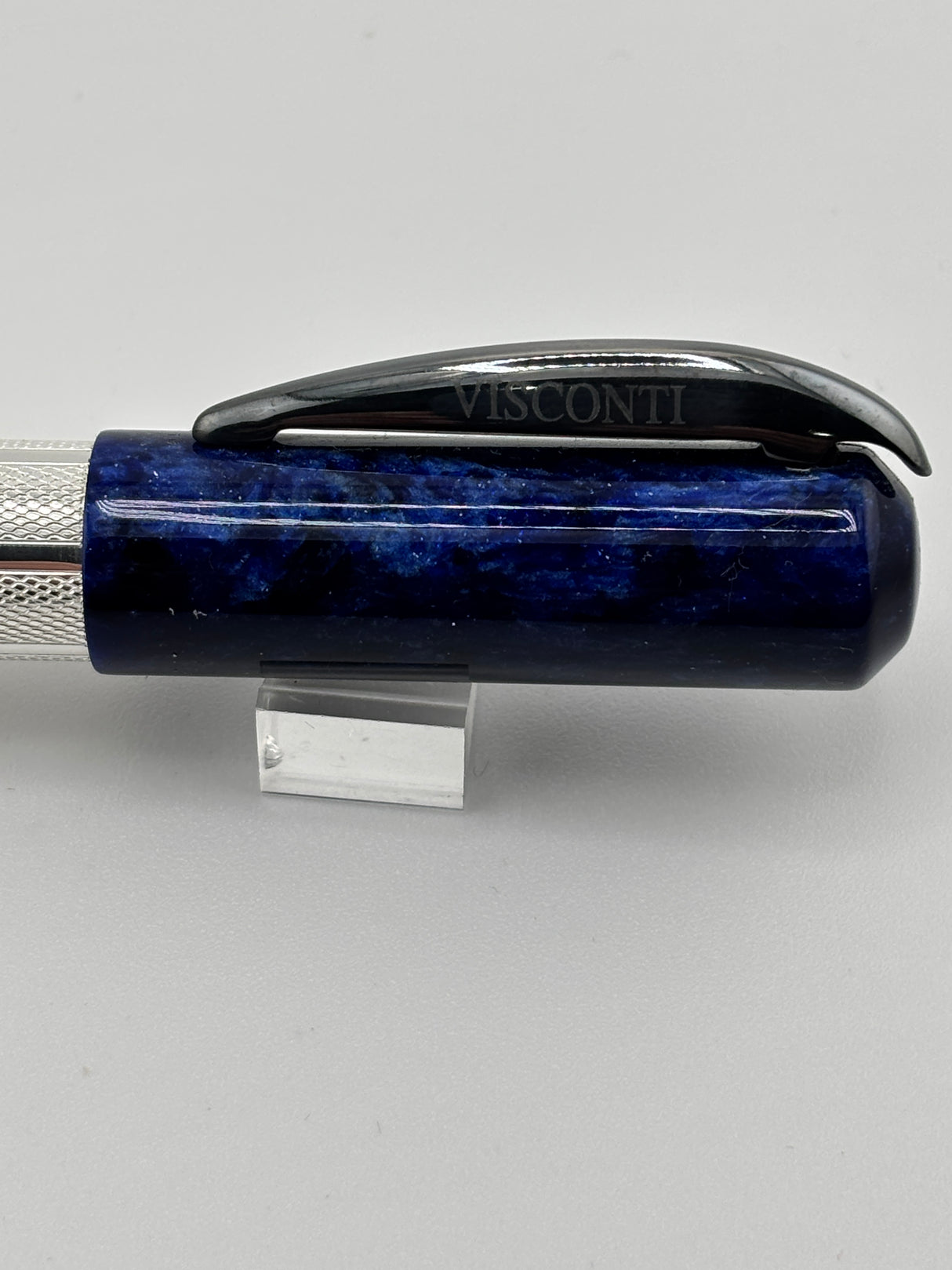 Visconti Rinascimento Silver & Blue Dust  - Fountain Pen