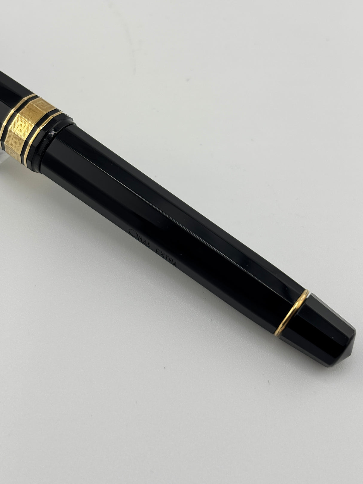 Omas Milord Black resin Roller Ball
