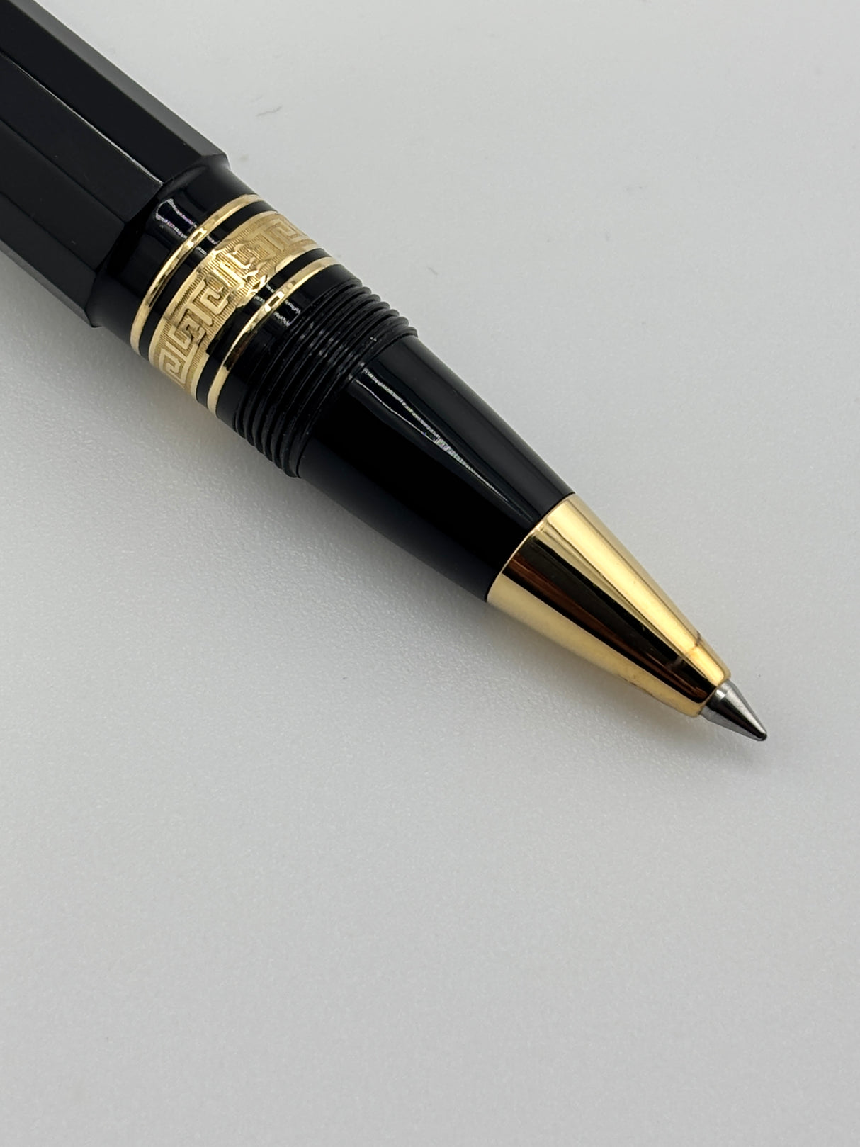 Omas Milord Black resin Roller Ball