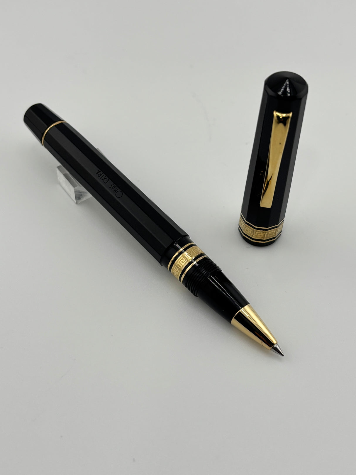 Omas Milord Black resin Roller Ball