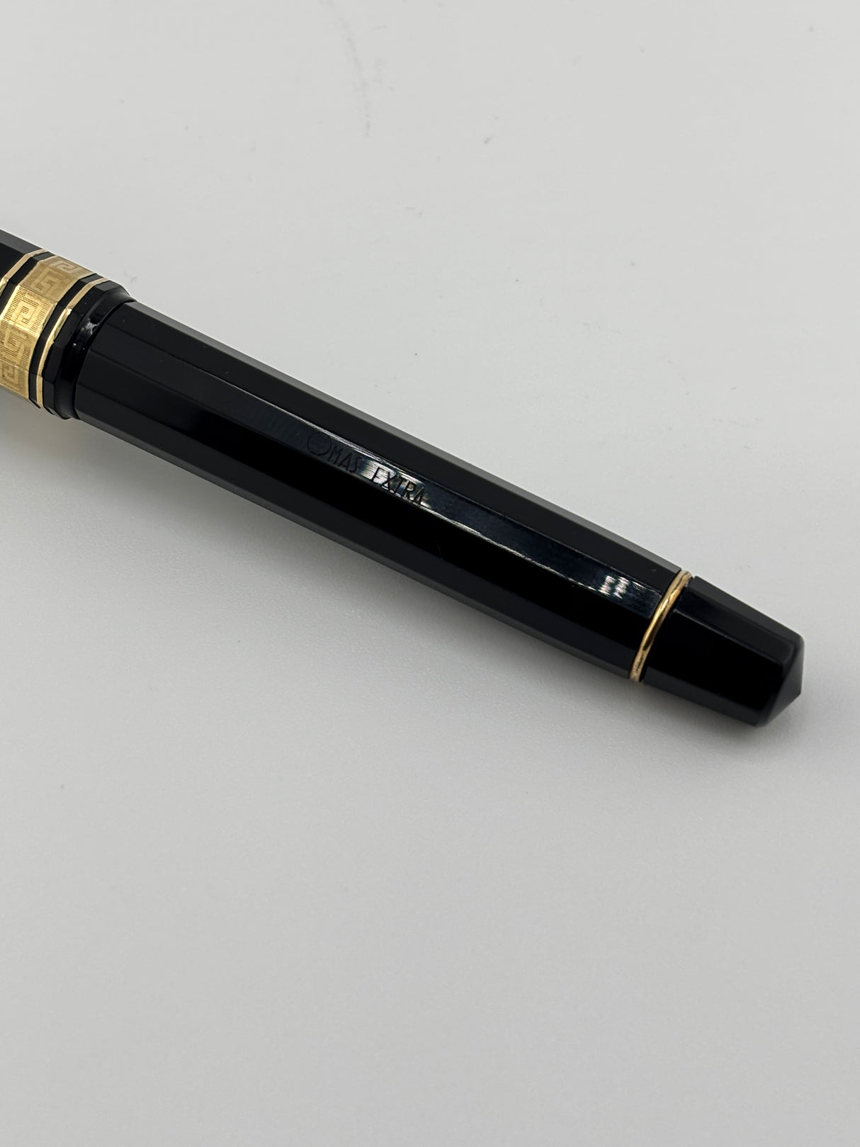 Omas Milord Black resin Roller Ball