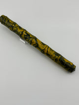 Manga Pen Yellow mottled Ebonite Bamboo shaped - Flex Nib