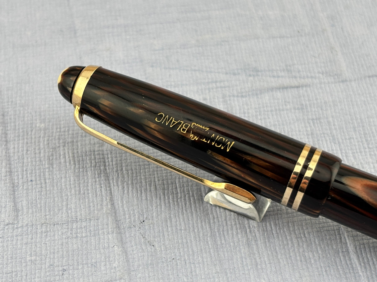 Montblanc 242 M brown Tiger Eye  condition condition! - Fountain Pen
