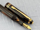 Montblanc 242 M brown Tiger Eye  condition condition! - Fountain Pen