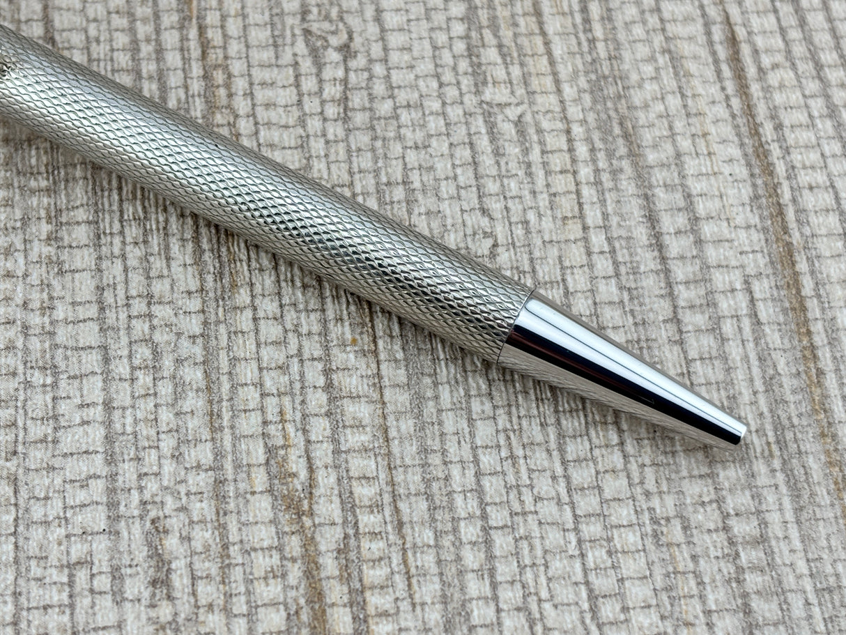 Waldmann Sterling Silver 925 Graindorge Guilloche - Ballpoint Pen