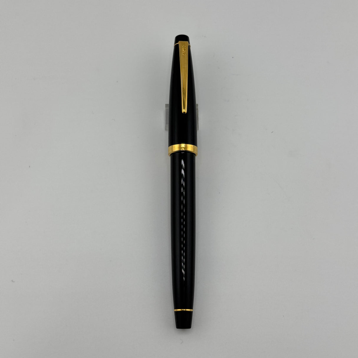 Cross Solo Black  Gold Trim  - Fountain Pen