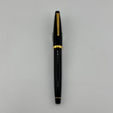 Cross Solo Black  Gold Trim  - Fountain Pen