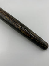 Ranga Pen huge Pen Round shape Brown Mottled - Flex nib - Fountain Pen
