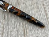 Jean Pierre Lepine Casanova Orange and Brown Mosaic - Fountain Pen