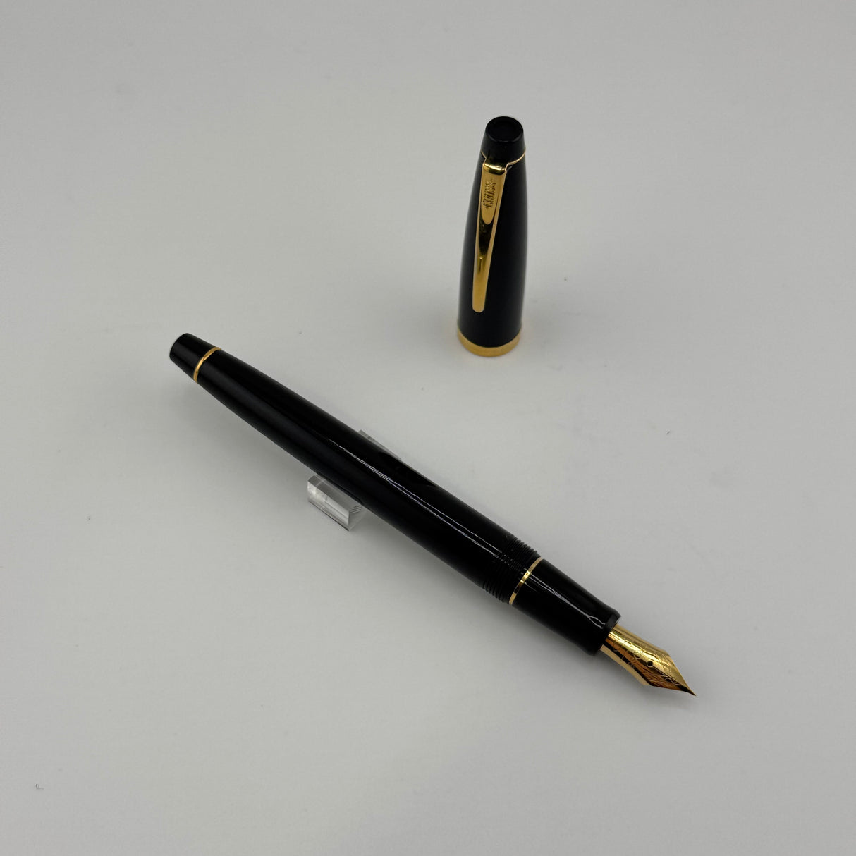 Cross Solo Black  Gold Trim  - Fountain Pen
