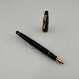 Cross Solo Black  Gold Trim  - Fountain Pen
