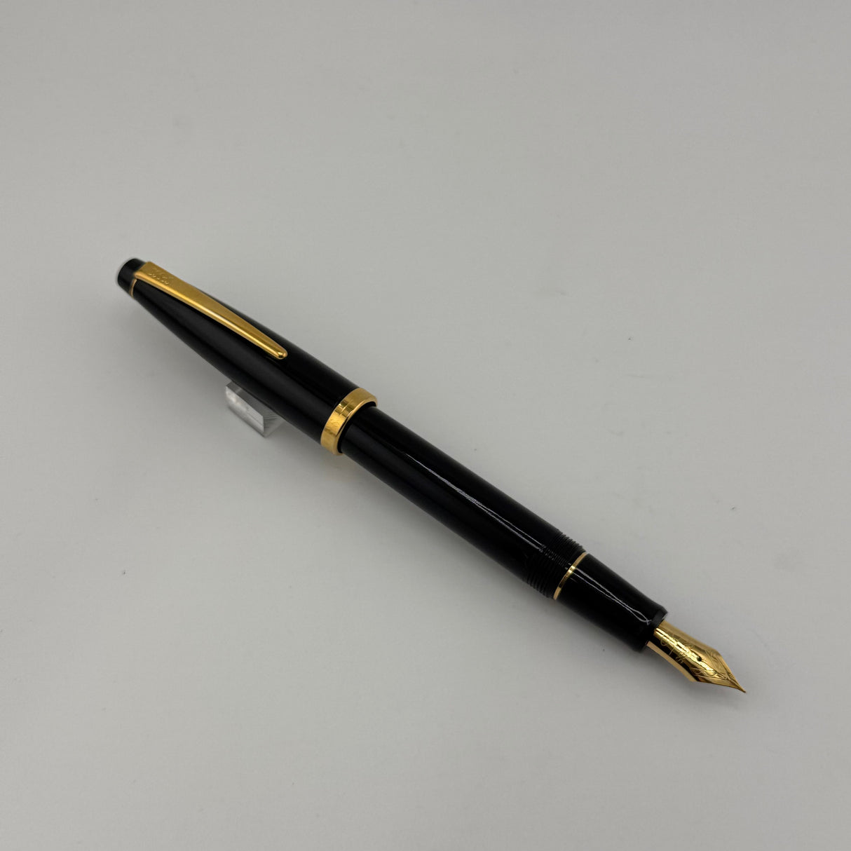 Cross Solo Black  Gold Trim  - Fountain Pen