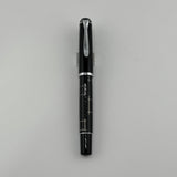 Pelikan M215 Black  Rectangles engraved Black lacquer   - Fountain Pen