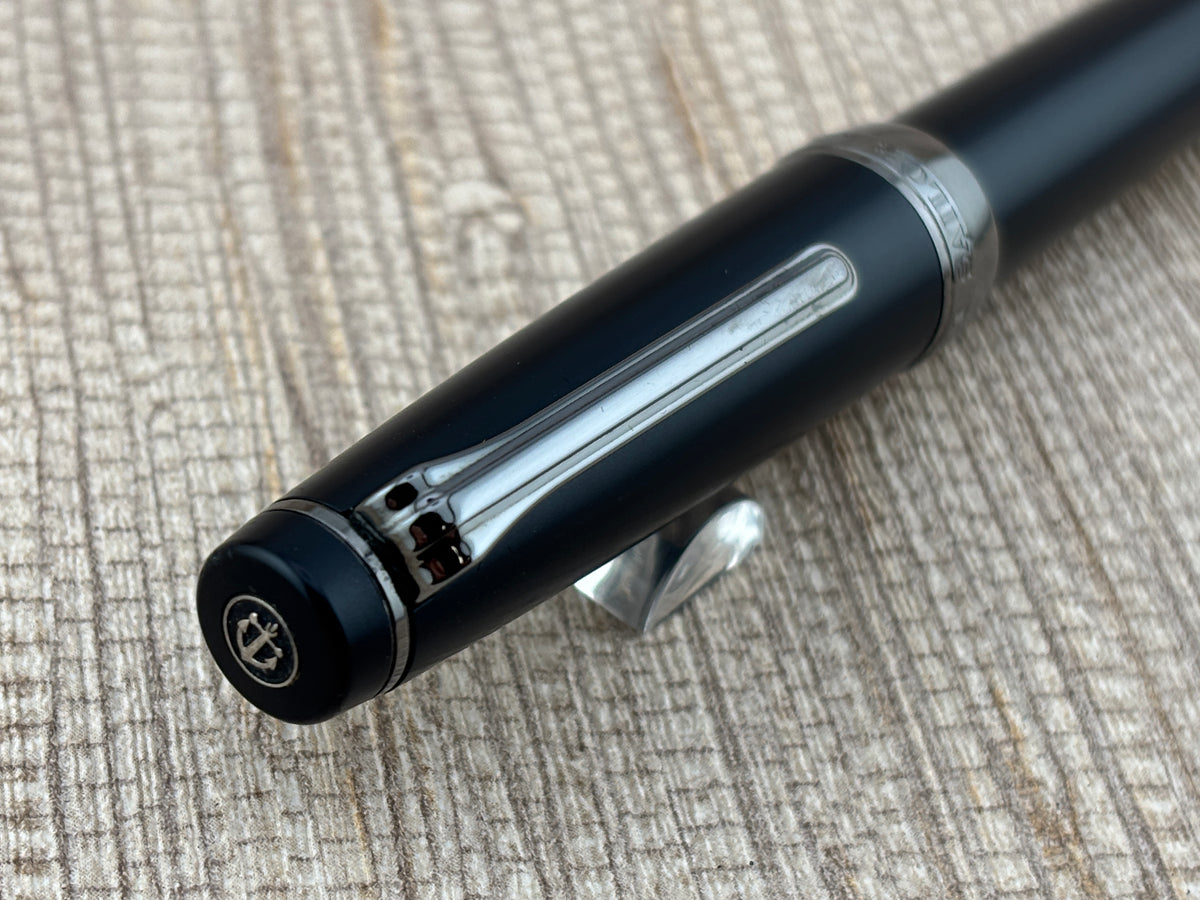 Sailor Professional Gear Imperial Black Dark Ion Metal Trim - Fountain Pen