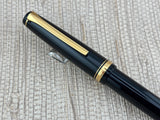 Pilot Falcon Black Gold Trim SE Gold NIB 14k 585 Flex - Fountain Pen