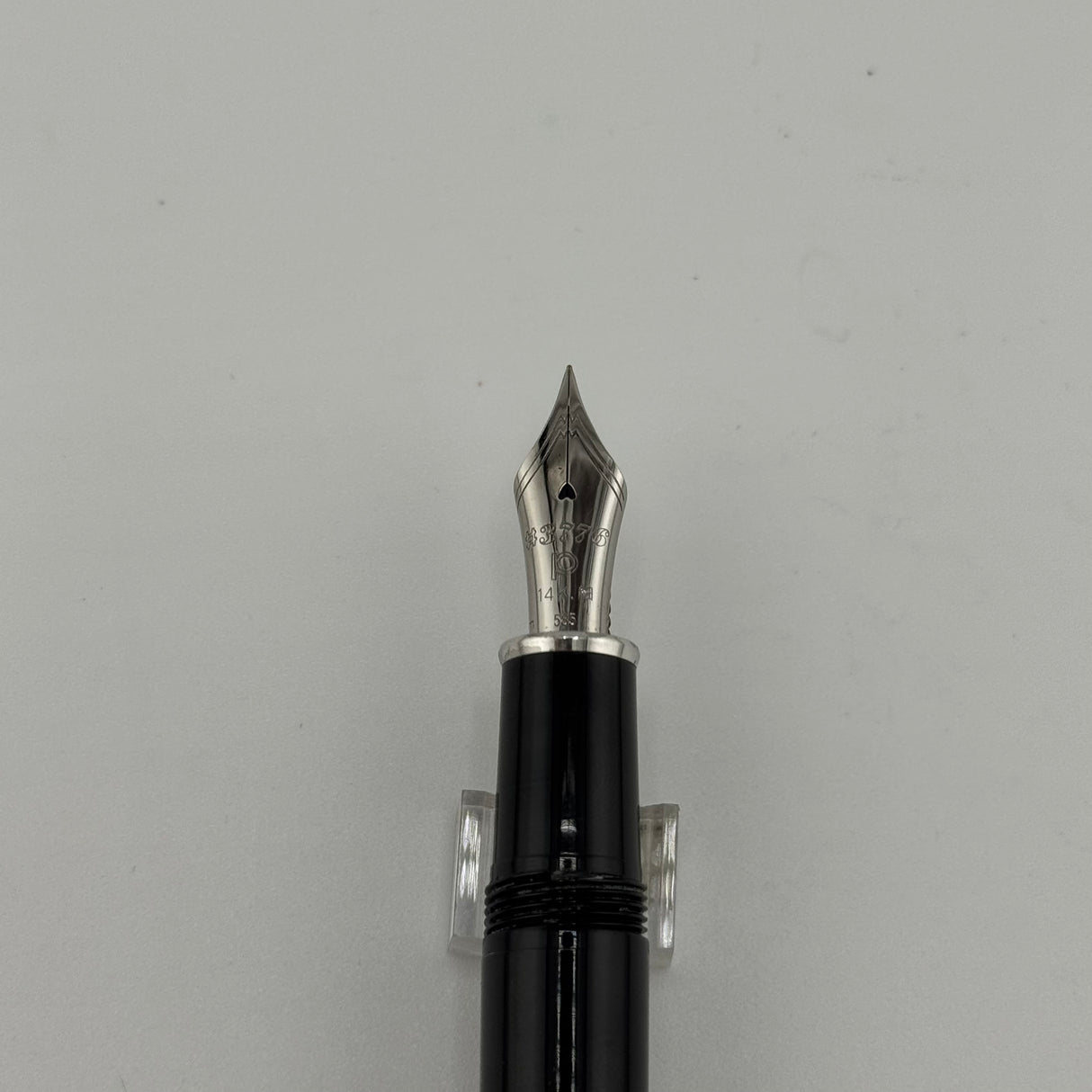 Platinum # 3776 Black silver trim 14k gold nib - Fountain Pen