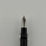 Platinum # 3776 Black silver trim 14k gold nib - Fountain Pen
