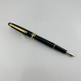 Jimmy's pick -Montblanc Meisterstuck 144 black gold trim - Fountain Pen