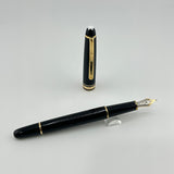 Jimmy's pick -Montblanc Meisterstuck 144 black gold trim - Fountain Pen