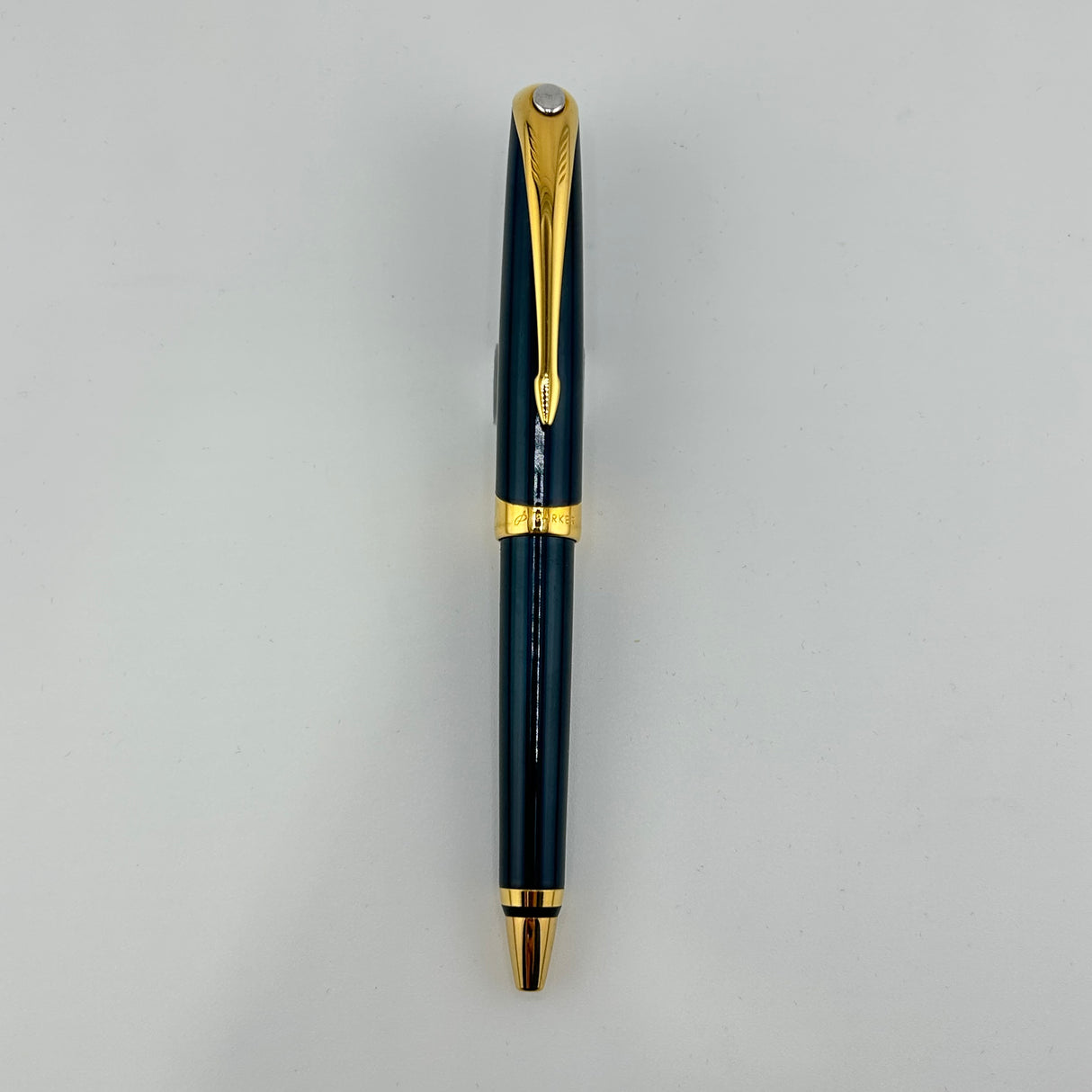 Jimmy's pick - Parker Ellipse Blue Lacquer gold trim  - Ball Pen