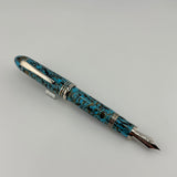 Gioia Capodimonte Blue beautiful pen piston filler- Fountain Pen